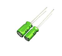 Condensatore audio da 8 pezzi 4,7uf/10uf/22uf/47uf/100uf 25V/50V piedini in rame(35V10uF 6.3x11)