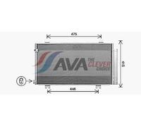 Condensatore AVA QUALITY COOLING per Honda