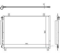Condensatore AVA QUALITY COOLING per Suzuki