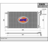 Condensatore BMW 3 Cabriolet E46 330 Cd 150kw 05-07