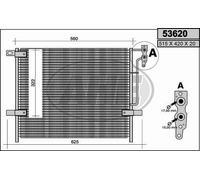 Condensatore BMW 3 Touring E46 330 xi 170kw 00-05