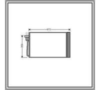 PRASCO BM046C001 Condensatore climatizzatore