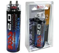 CONDENSATORE BOSS CPBL2 BLU AZZURRO CAP CAPACITOR 2 FARAD IMPIANTI AUDIO X SPL