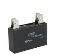 Condensatore CBB61 450V 2 pezzi 1,0/1,2/1,5/1,8/2/2,5/3/3,5/4/4,5/5/6/7/8/10/12/15/20UF 450V(4.0UF 40X23X32mm)