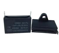 Condensatore CBB61 a due pin 450 V CA 1 UF 1,5 UF 2 UF 2,5 UF 3 UF 5 UF 8 UF 10 UF 12 UF 14 UF 1 pezzo(10UF)