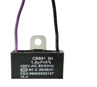 Condensatore CBB61V 400V 450V 0,75UF 1UF 1,2UF 1,5UF 1,75UF 1,8UF 2UF 1 PZ(2uf 400V)