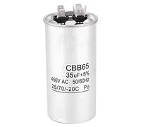 Condensatore CBB65A 450V 35UF Condensatore di avvio del condizionatore d'aria in foglio di alluminio per condizionatore d'aria a pompa di calore o raffreddamento diritto