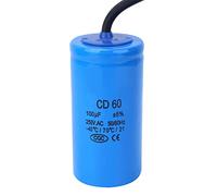 Condensatore CD60 250V 100uf Condensatore di Commutazione Componente Elettronico Antideflagrante per Frigoriferi