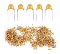 Condensatore ceramico, condensatori ceramici in chip in?Line Monolitico 1UF Passo pin 5,08MM DC50V Deviazione 10% Accessorio condensatore 1000 pezzi Componente