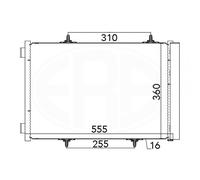 ERA 667025 Condensatore climatizzatore