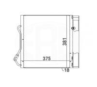 ERA 667042 Condensatore climatizzatore