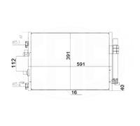ERA 667181 Condensatore climatizzatore