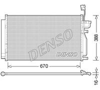 Denso Condensatore Radiatore Aria Condizionata Opel Antara 2.0 CDTi Diesel ORIGINALE