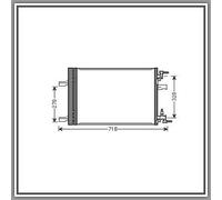 Condensatore Per Chevrolet/daewoo Cruze Dal 2009 Al 2012 Dw040c002 13267648
