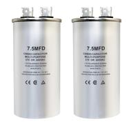 Condensatore circolare CBB65, 450VAC 6 uf/MFD 50/60Hz, condensatore ad avvio circolare, molto adatto per aria condizionata, condensatore ventola, ecc. (6 uf, 2)