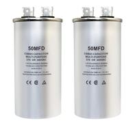 Condensatore circolare CBB65, 450VAC 6 uf/MFD 50/60Hz, condensatore ad avvio circolare, molto adatto per aria condizionata, condensatore ventola, ecc. (6 uf, 2)