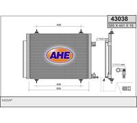 Condensatore CITROEN C8 EA_,EB_ 2.0 100kw 02-