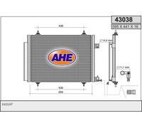 Condensatore CITROEN C8 EA_,EB_ 2.0 HDi 79kw 02-