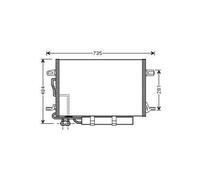 Condensatore clima ClasseE W211 CLS W219