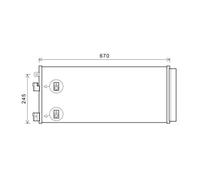 Condensatore clima CORSA E 1.0/13CDTi ADAM 1.0/1.4S