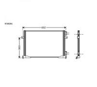 Condensatore clima TRAFIC VIVARO PRIMASTAR 02-06 1.9 DCi 99k