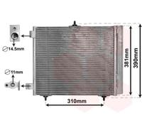 VAN WEZEL 09005205 Condensatore climatizzatore