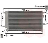 VAN WEZEL 28005089 Condensatore climatizzatore