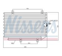 Condensatore Climatizzatore Alluminio NISSENS Per Alfa Romeo Spider 916S GTV
