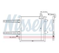 Condensatore Climatizzatore Alluminio NISSENS Per VW Polo 6N1 6N2 Lupo 6X1 6E1