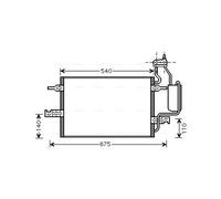 PRASCO OL5349D Condensatore climatizzatore