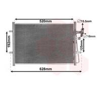 VAN WEZEL 27005281 Condensatore climatizzatore