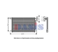 Condensatore Climatizzatore Clima Cooler Per BMW 3 Serie Touring E46