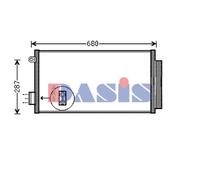 Condensatore Climatizzatore Clima Cooler Per Fiat 500L 199_ 1.6 D Multijet 0.9