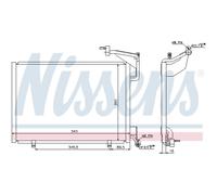 Condensatore Climatizzatore Clima Cooler Per Ford Fiesta VI B-Max JK