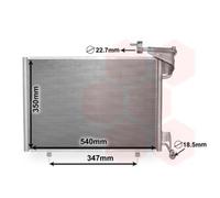 Condensatore Climatizzatore Clima Cooler Per Ford Fiesta VI B-Max JK