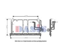 Condensatore Climatizzatore Clima Cooler Per Opel Corsa B 73_ 78_ 79_ 1.0I 12V