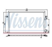 Condensatore Climatizzatore Clima Cooler Per Renault Laguna I B56_ 556_
