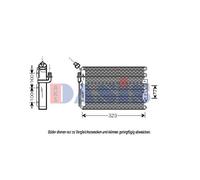 Condensatore Climatizzatore Clima Raffreddatore Per Porsche 911 Cabriolet 964