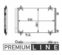 MAHLE AC 668 000P Condensatore climatizzatore