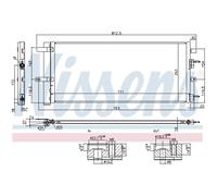 Condensatore Climatizzatore Con Essicatore Nissens per Ford Mondeo V Turnier Cf