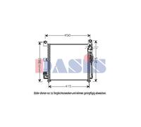 AKS DASIS 512032N Condensatore climatizzatore