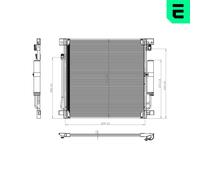 ERA 667472 Condensatore climatizzatore