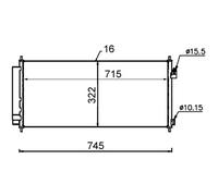 MAHLE ORIGINAL AC 702 000S Condensatore climatizzatore