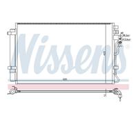 Condensatore Climatizzatore Con Essiccatore NISSENS Per KIA Sorento II XM