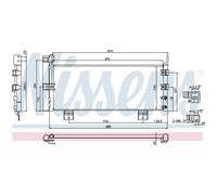 Condensatore Climatizzatore Con Essiccatore NISSENS Per Lexus GS GRS19_ UZS19_