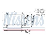 Condensatore Climatizzatore Con Essiccatore NISSENS Per Mazda CX-3 DK 2 DL DJ