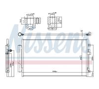 Condensatore, impianto di climatizzazione NISSENS 941064