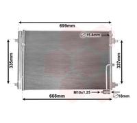 Condensatore Climatizzatore Con Essiccatore Per Audi A8 4H2 4H8 4HC 4HL