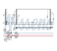 NISSENS 941086 Condensatore climatizzatore