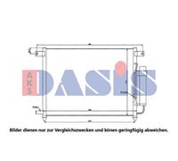 Condensatore Climatizzatore Con Essiccatore Per Daewoo Kalos KLAS Chevrolet Aveo